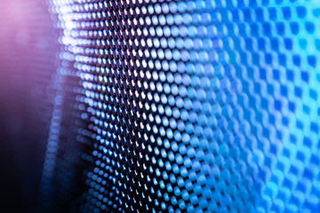 CloseUp LED blurred screen. LED soft focus background. abstract background ideal for design.