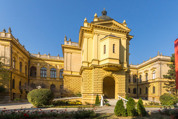 Fototapeta premium Patriarch's Palace in town of Srijemski Karlovci, Serbia