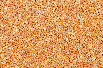 Circular symbol, cobblestone streets