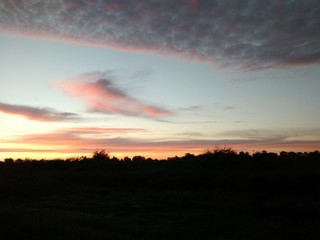 Fototapeta na wymiar sunset and clouds