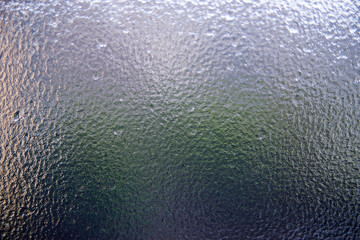 磨りガラス・表面・水滴・アップ