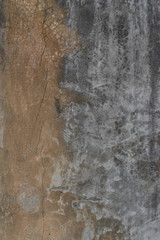 Grunge concrete wall with crack and stains. Cement texture for design and background.