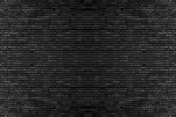 Black texture with brick wall for banner website or background.