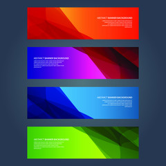 Vector Abstract design banner web template