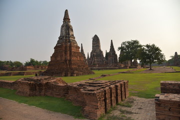Obraz premium A stone castle in Ayutthaya