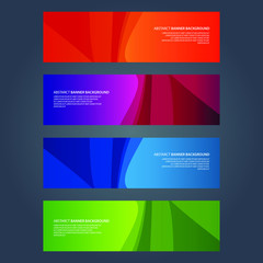 Obraz premium Vector Abstract design banner web template