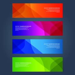Fototapeta premium Vector Abstract design banner web template