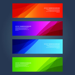 Vector Abstract design banner web template