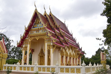 Obraz premium A stone castle in Ayutthaya