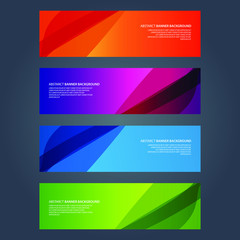 Vector Abstract design banner web template