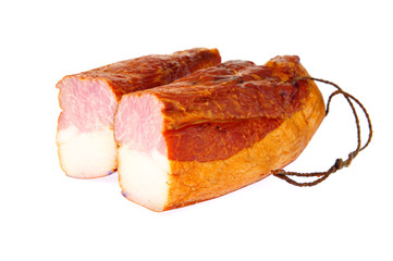 Bacon isolated on a white background