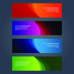 Fototapeta premium Vector Abstract design banner web template