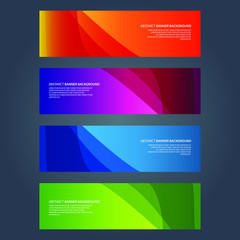 Vector Abstract design banner web template