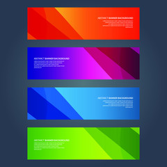 Fototapeta premium Vector Abstract design banner web template