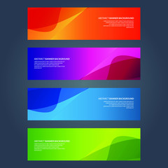 Fototapeta premium Vector Abstract design banner web template