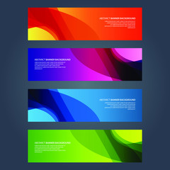 Vector Abstract design banner web template