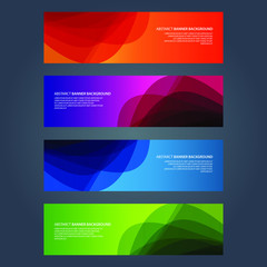 Vector Abstract design banner web template