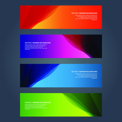 Vector Abstract design banner web template