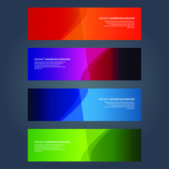 Fototapeta premium Vector Abstract design banner web template