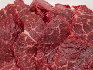 焼肉用の牛ハラミ肉