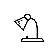 Desk lamp icon Vector