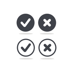 Check mark icon,approved for your web site design