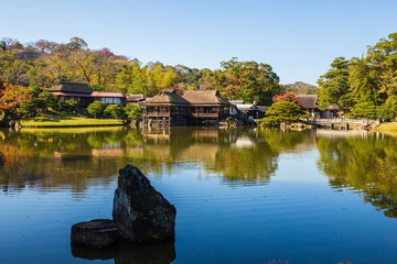 日本の秋 滋賀 彦根城玄宮園63 　Autumn in Japan, Shiga Prefecture,Hikone Castle...