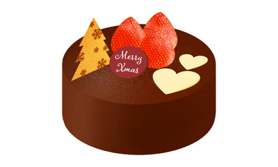 クリスマスケーキ  ショコラ