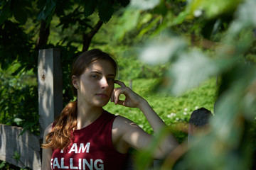 girl in nature