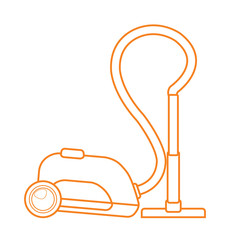 Vacuum cleaner icon outline drawing, Electric home appliances