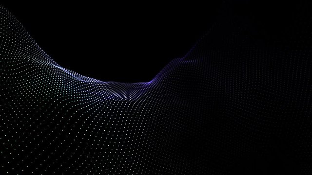 Particles Flowing Baackground