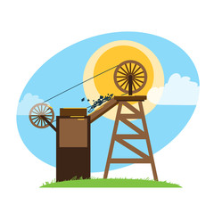 Mining mine logo.