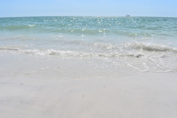 Ocean waves on the beach