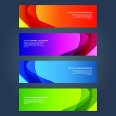 Fototapeta premium Vector Abstract design banner web template