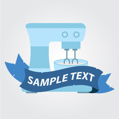 Mixer, kitchen mixer with bowl, food processor. Kitchen utensils, cooking equipment