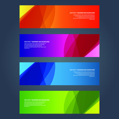 Vector Abstract design banner web template
