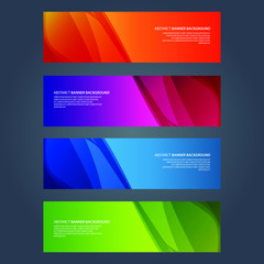 Vector Abstract design banner web template