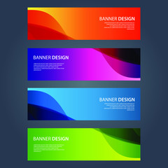 Vector Abstract design banner web template