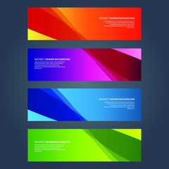 Vector Abstract design banner web template