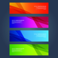 Vector Abstract design banner web template