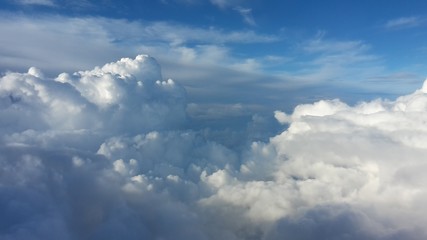 above the clouds