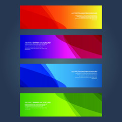 Vector Abstract design banner web template