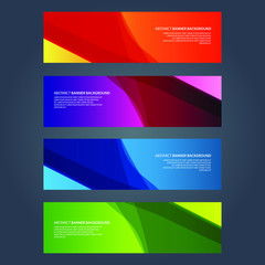 Vector Abstract design banner web template