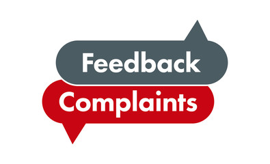 Feedback icon illustration. Creative sign from icons collection. Filled flat Feedback icon for product packaging.