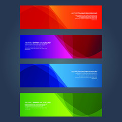Fototapeta premium Vector Abstract design banner web template