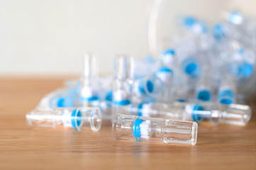 Cigarette holder filter reduce tar on wood desk.