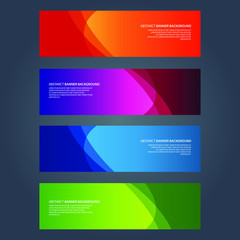Vector Abstract design banner web template
