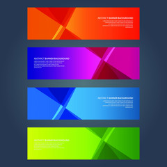 Vector Abstract design banner web template