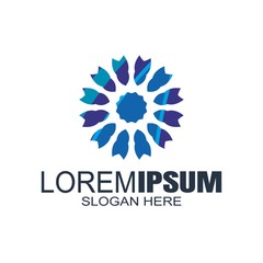 Obraz premium Modern abstract logos,business or financial logo, technology, industrial