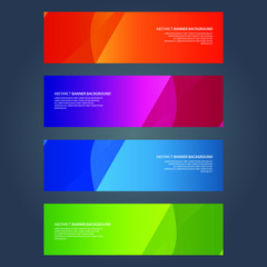 Vector Abstract design banner web template